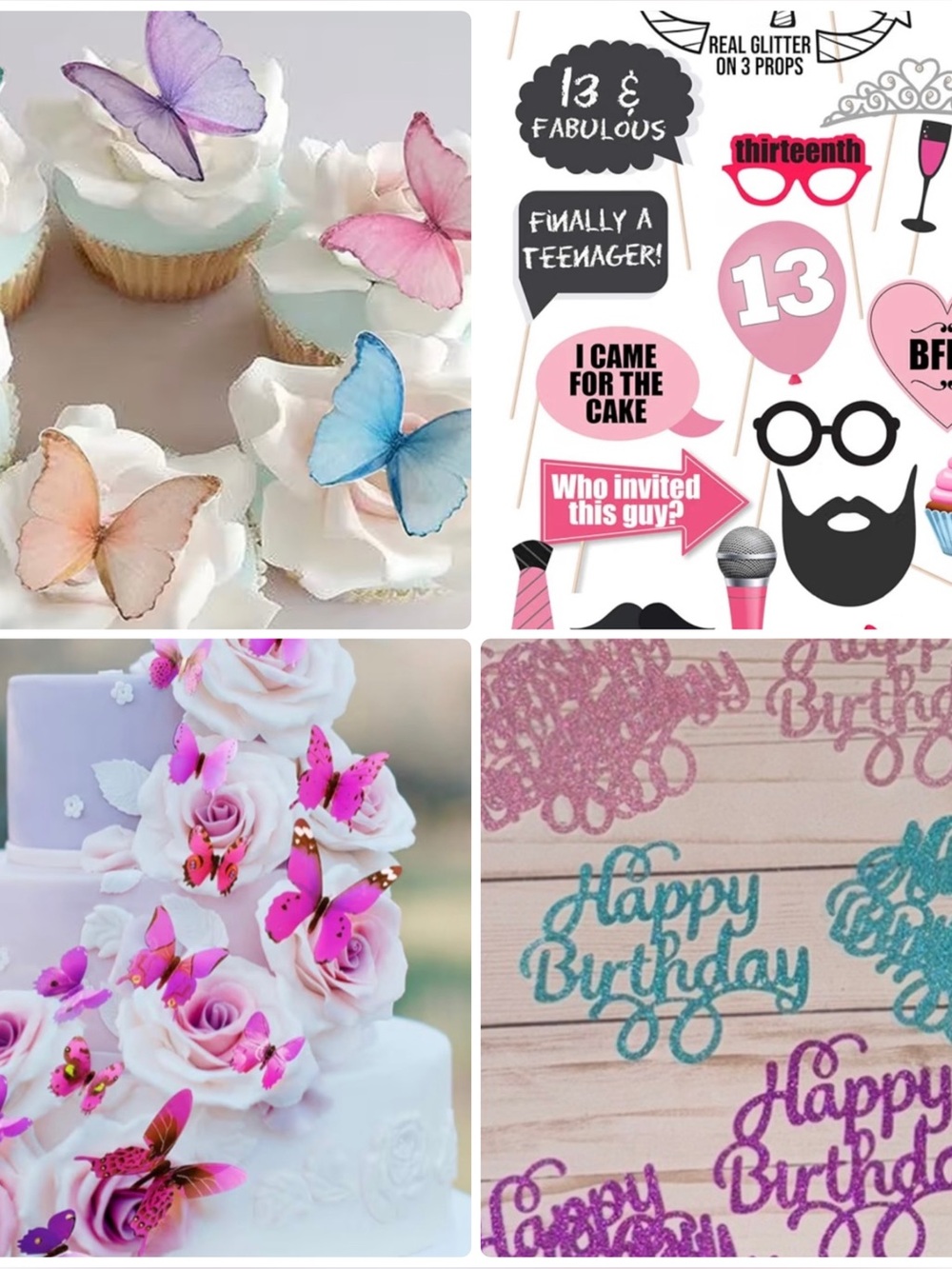 Girls birthday party supplies